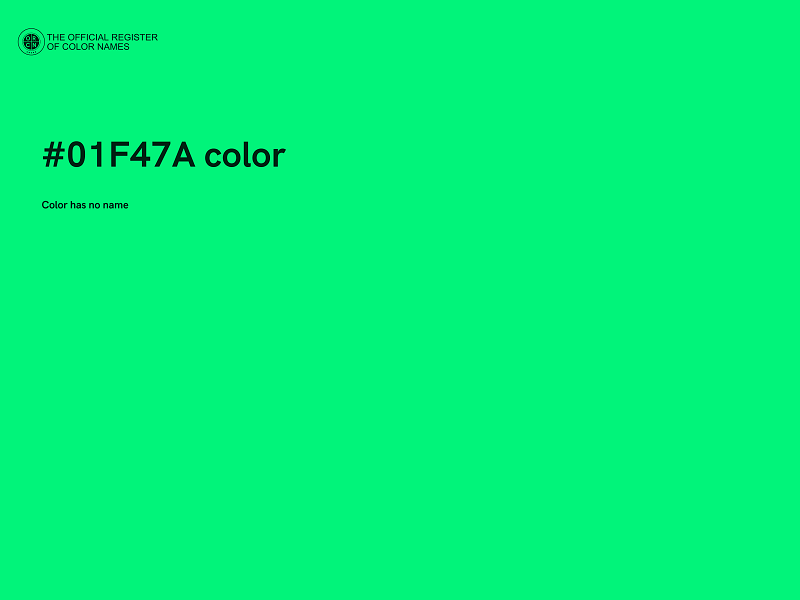 #01F47A color image