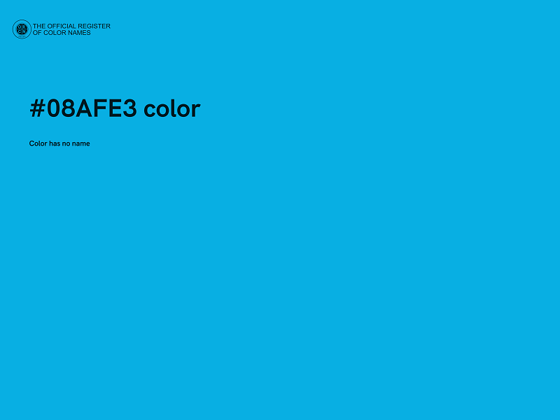 #08AFE3 color image