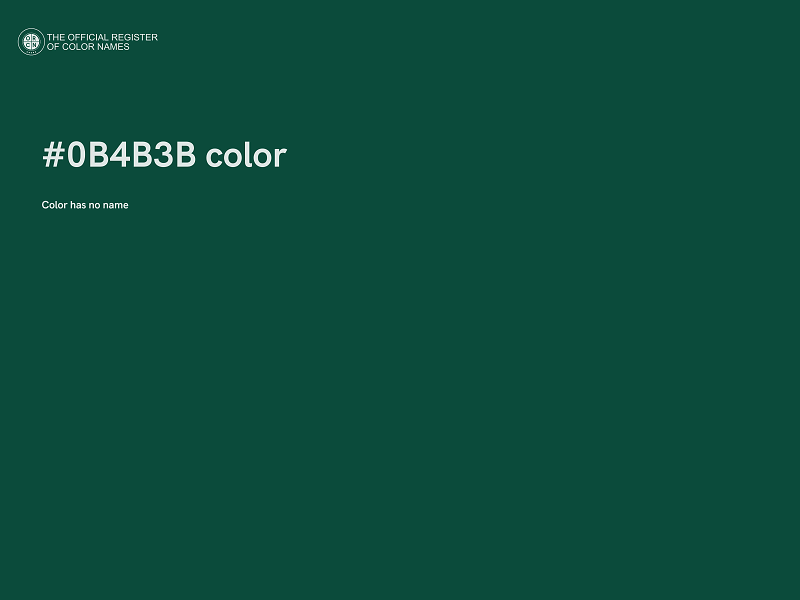 #0B4B3B color image