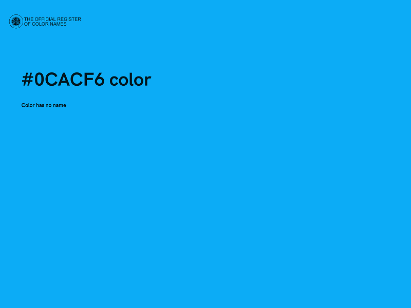 #0CACF6 color image