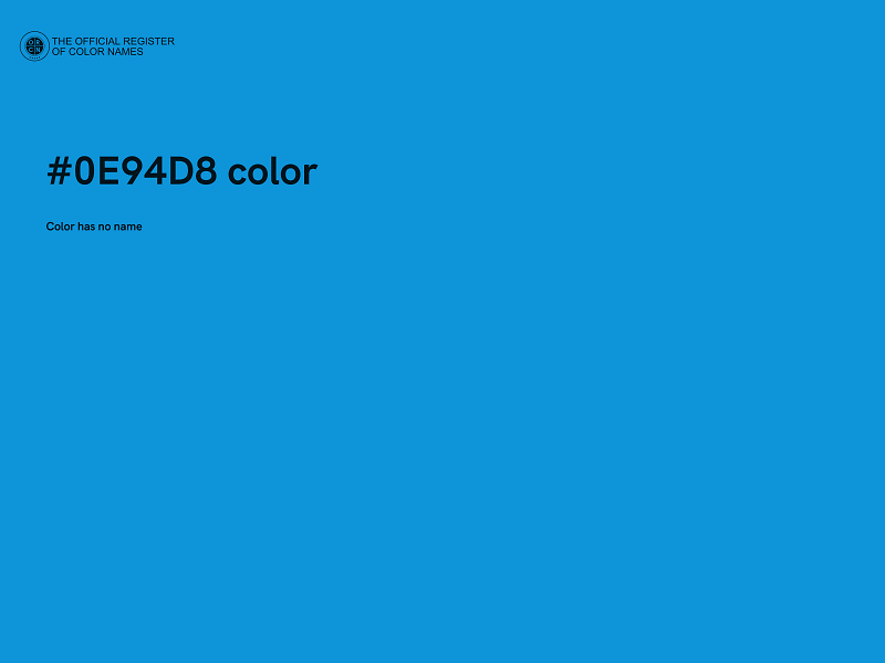 #0E94D8 color image