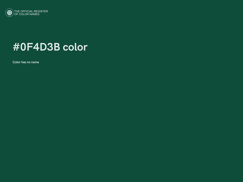 #0F4D3B color image