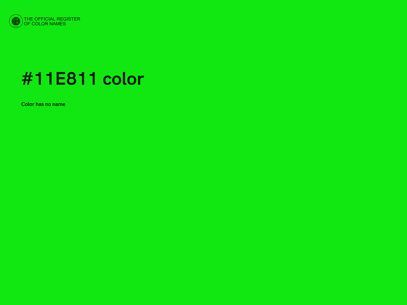 #11E811 color image