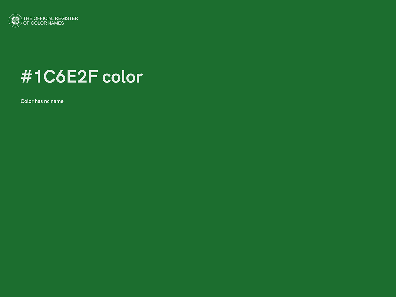 #1C6E2F color image