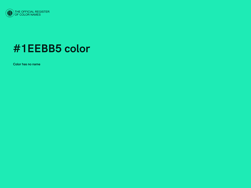 #1EEBB5 color image