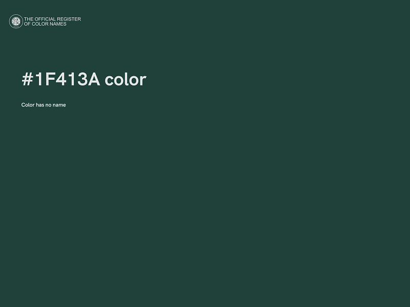 #1F413A color image