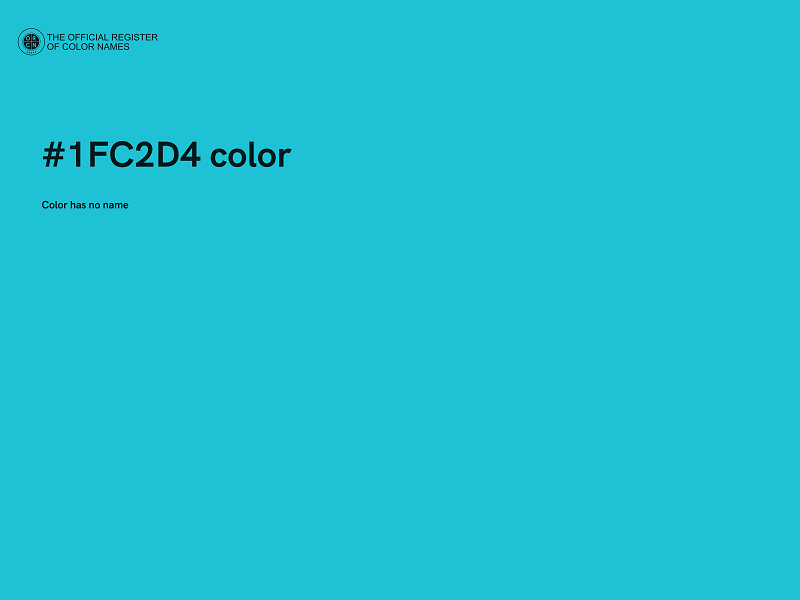 #1FC2D4 color image