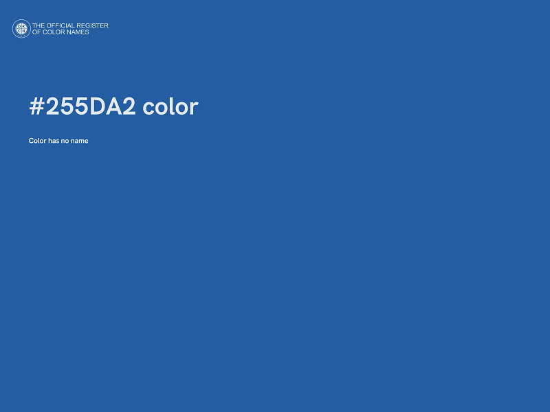 #255DA2 color image