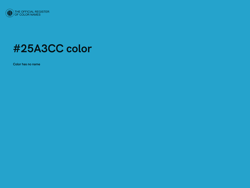 #25A3CC color image