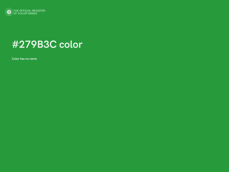 #279B3C color image