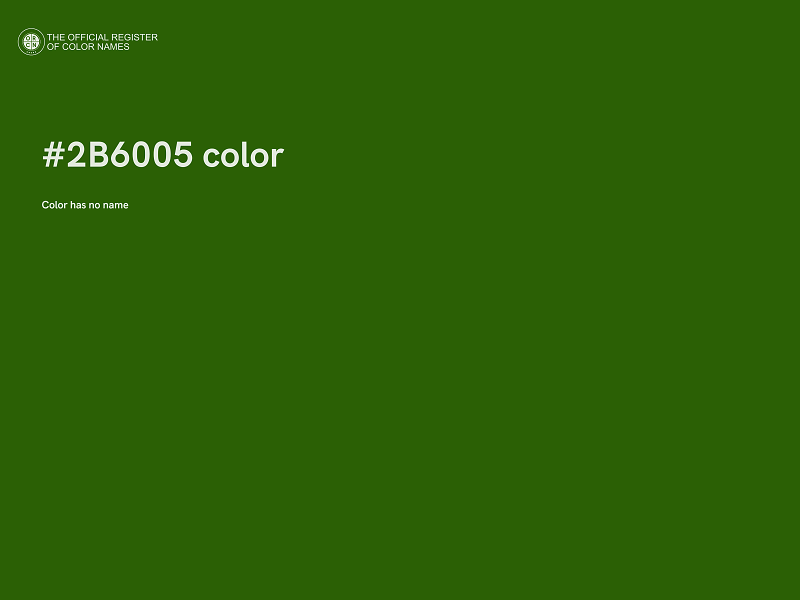 #2B6005 color image