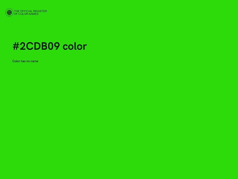 #2CDB09 color image