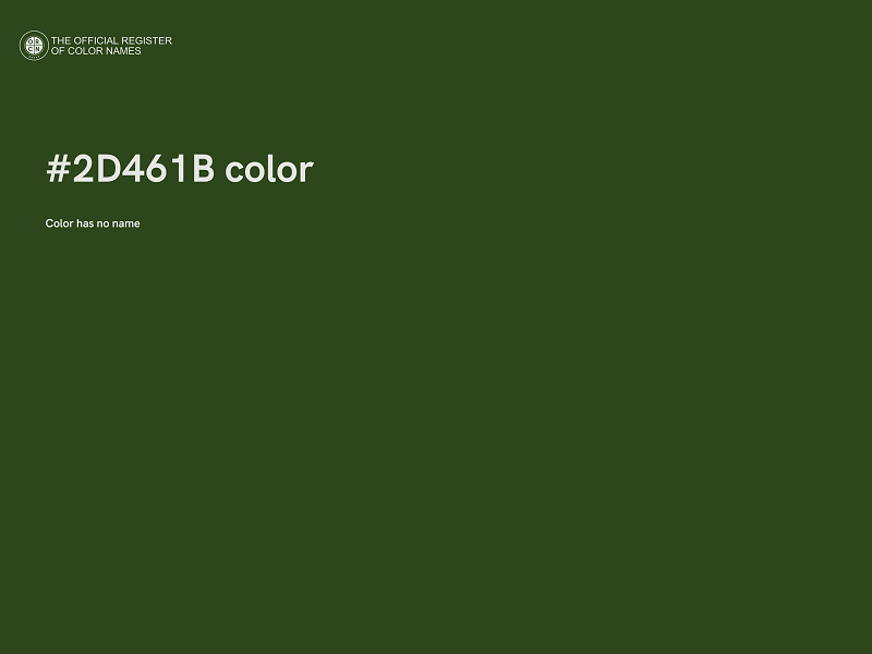 #2D461B color image