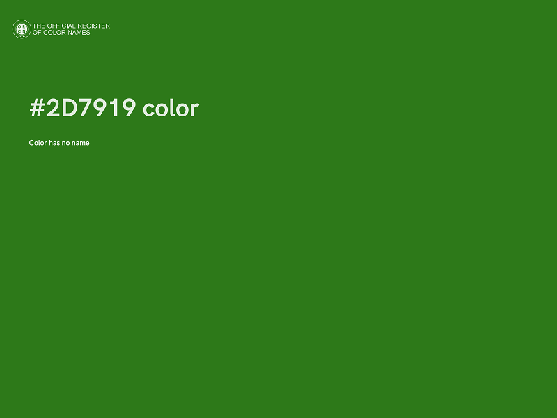 #2D7919 color image