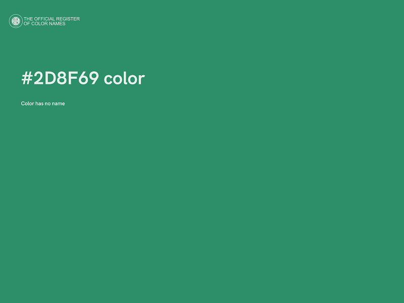 #2D8F69 color image