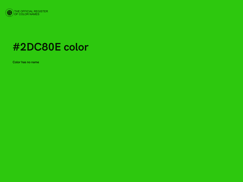 #2DC80E color image