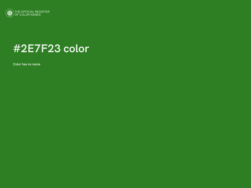 #2E7F23 color image