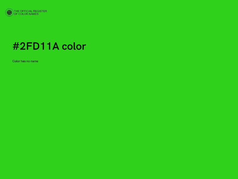 #2FD11A color image