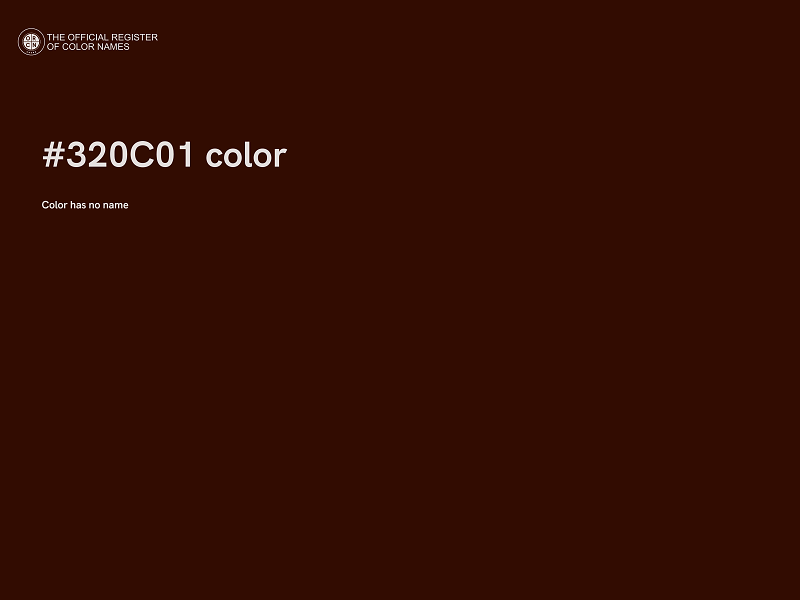 #320C01 color image