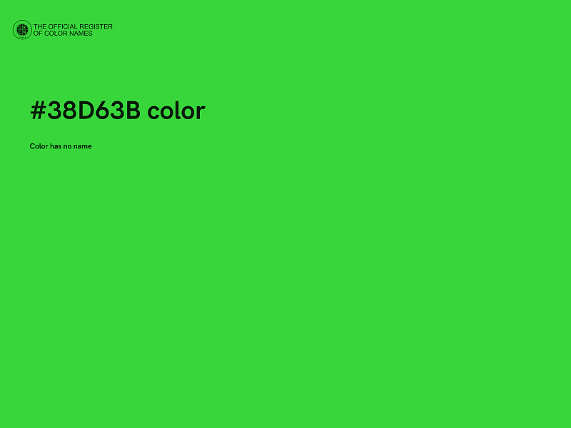 #38D63B color image