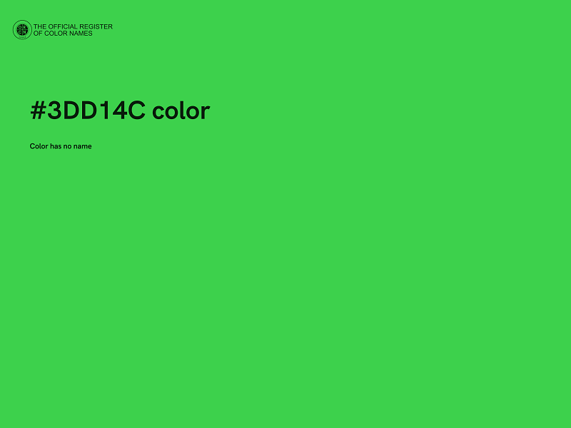 #3DD14C color image