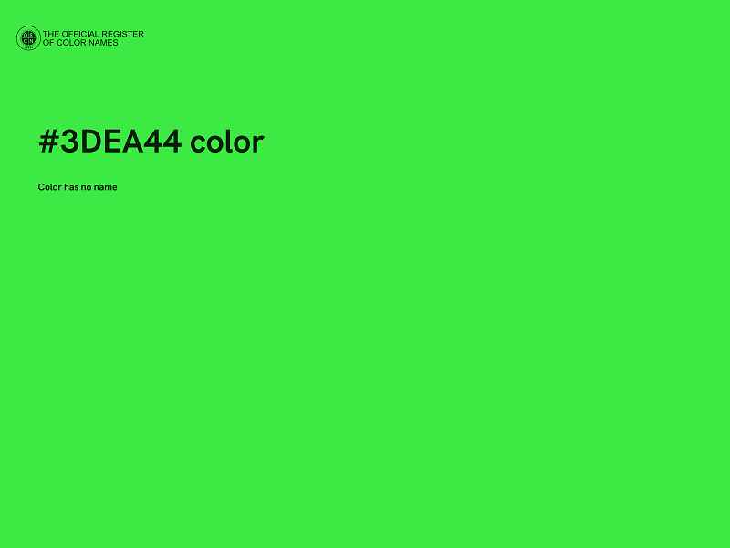 #3DEA44 color image