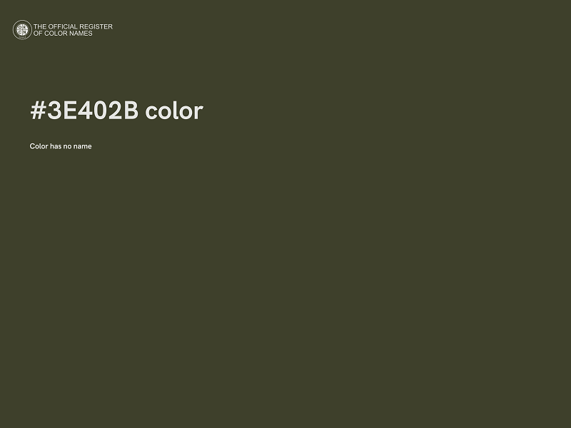 #3E402B color image