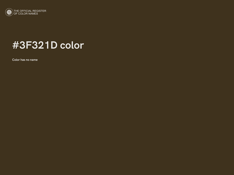 #3F321D color image