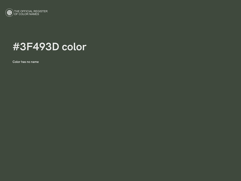 #3F493D color image