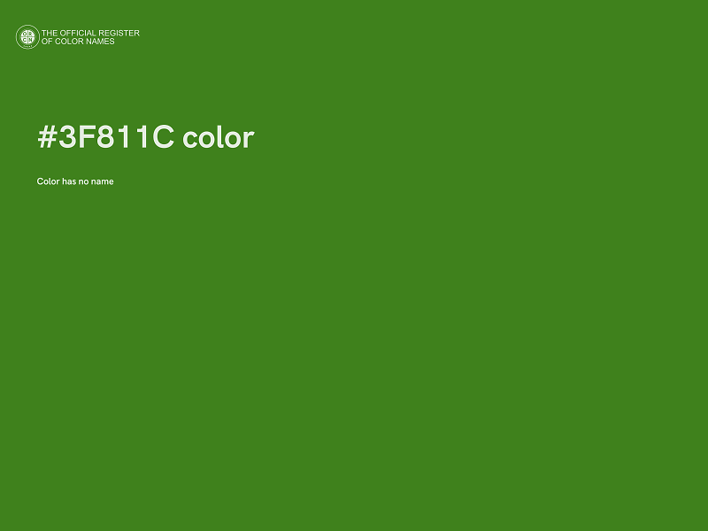 #3F811C color image