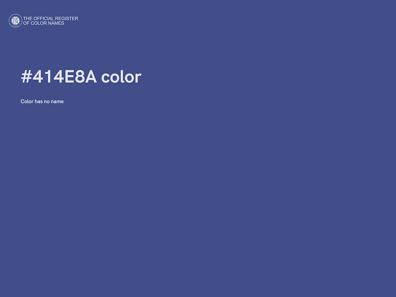 #414E8A color image