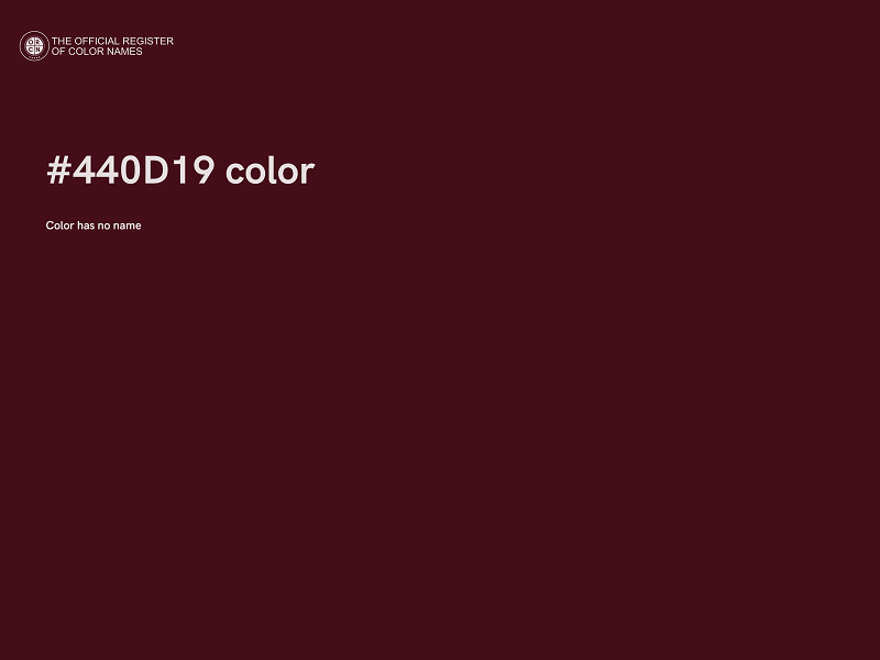 #440D19 color image