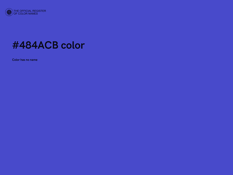 #484ACB color image