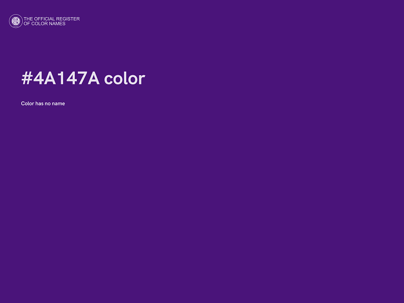 #4A147A color image