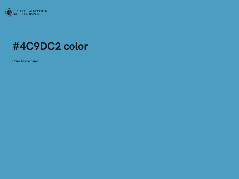 #4C9DC2 color image