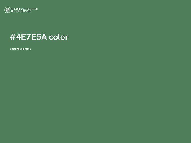 #4E7E5A color image