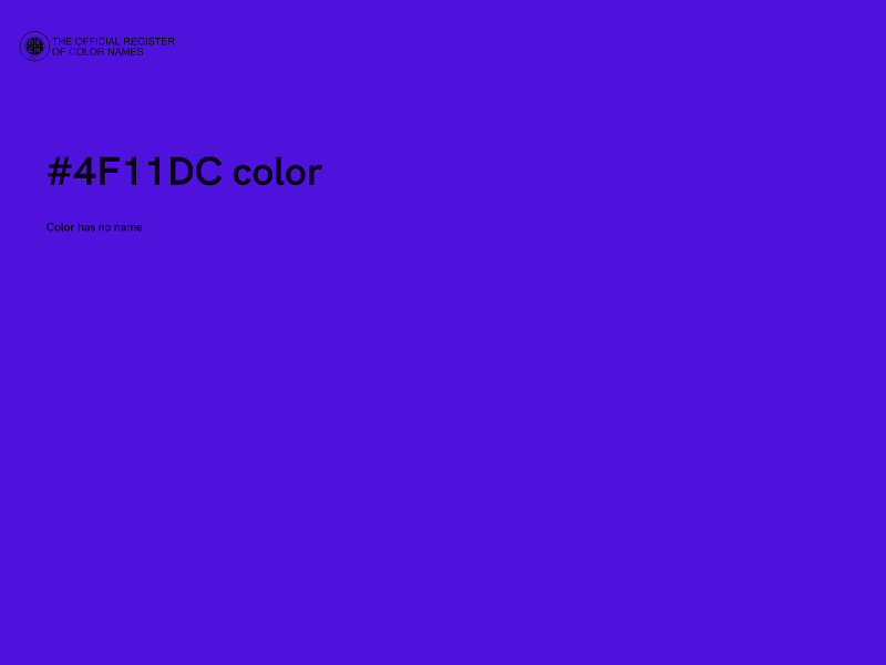 #4F11DC color image