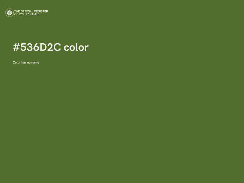 #536D2C color image