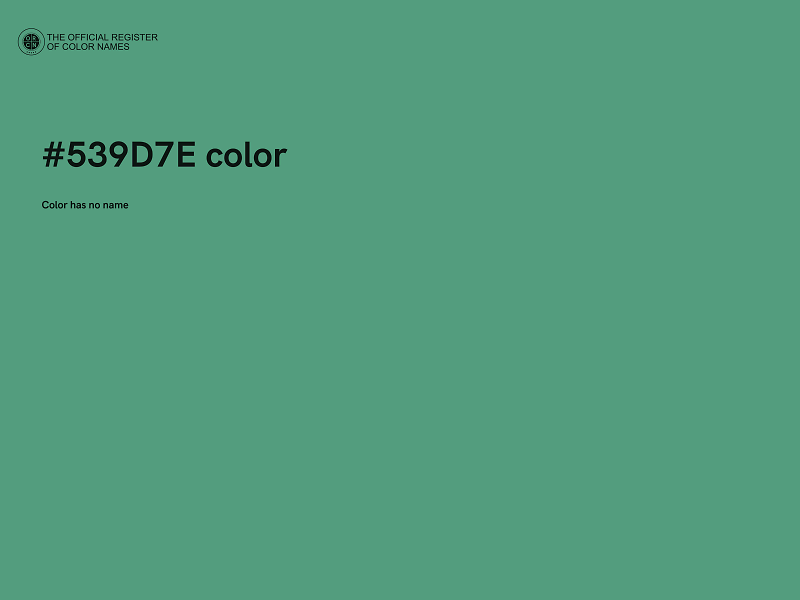 #539D7E color image