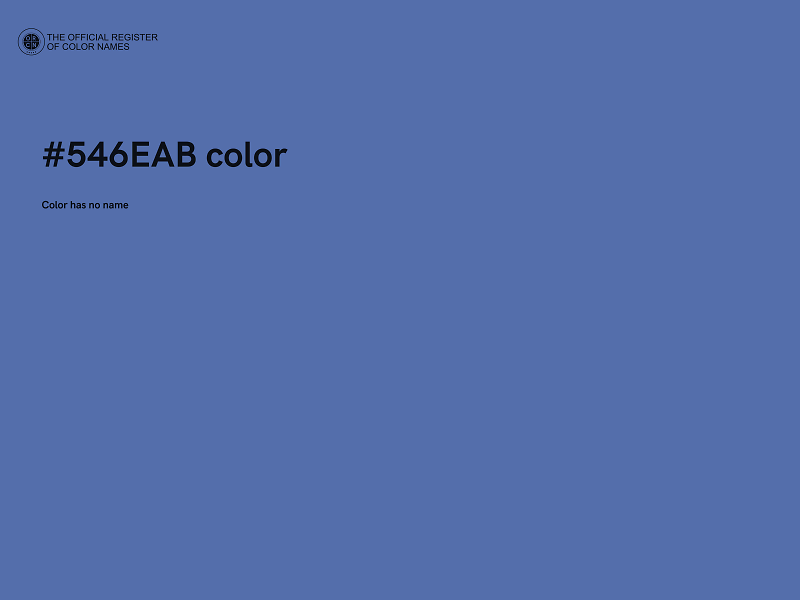 #546EAB color image