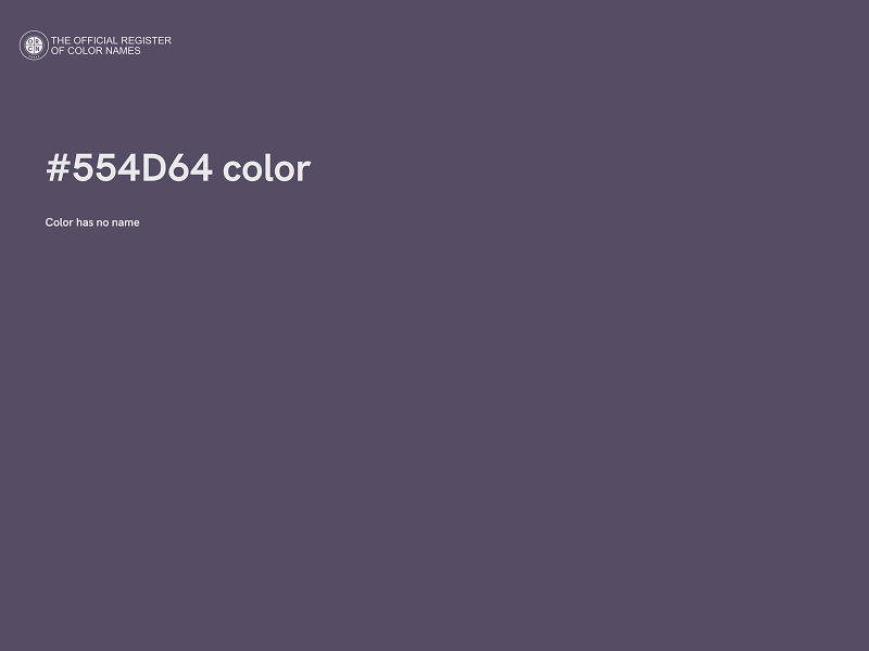 #554D64 color image