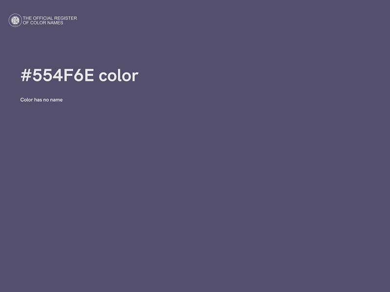 #554F6E color image