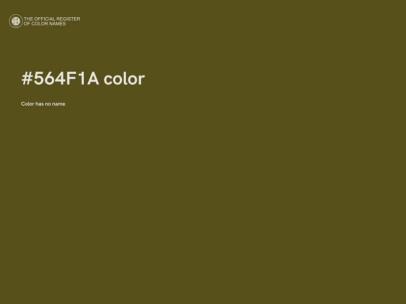 #564F1A color image