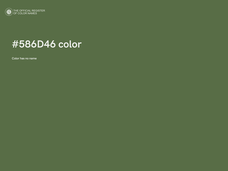 #586D46 color image