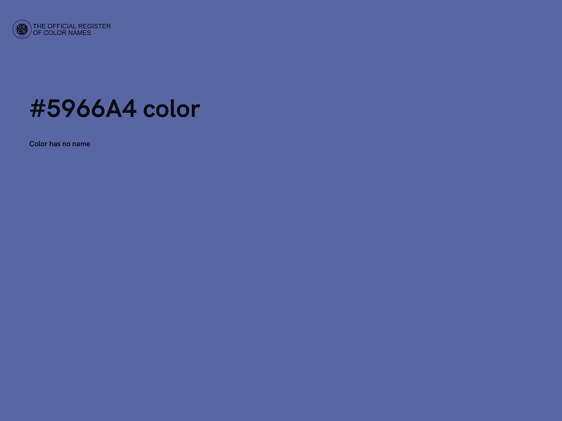 #5966A4 color image