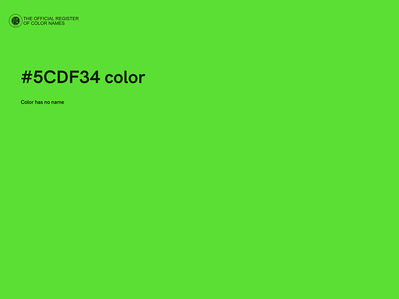 #5CDF34 color image