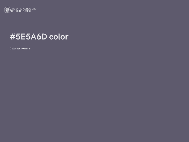 #5E5A6D color image