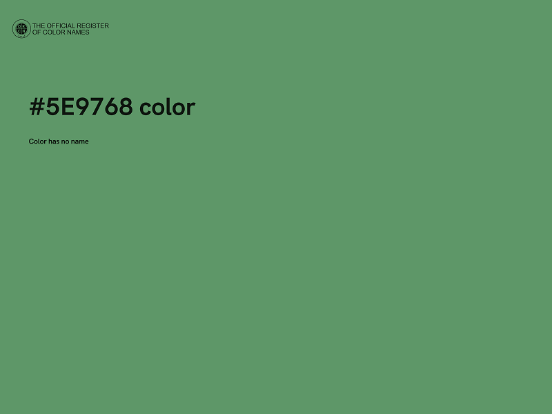 #5E9768 color image