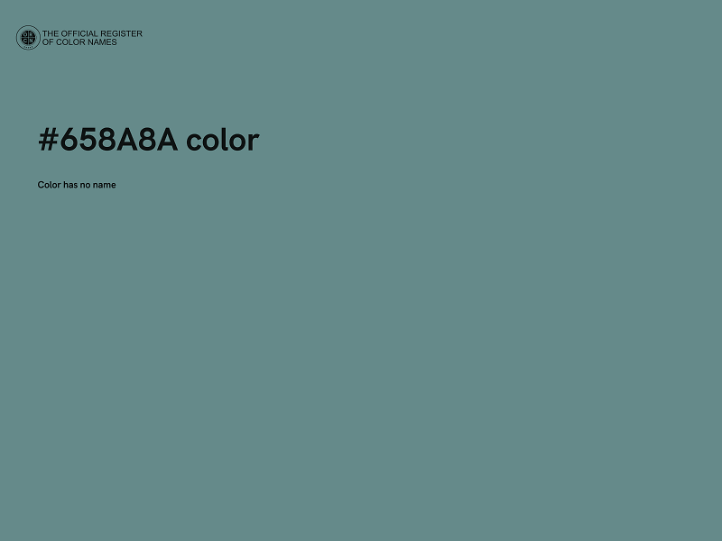 #658A8A color image