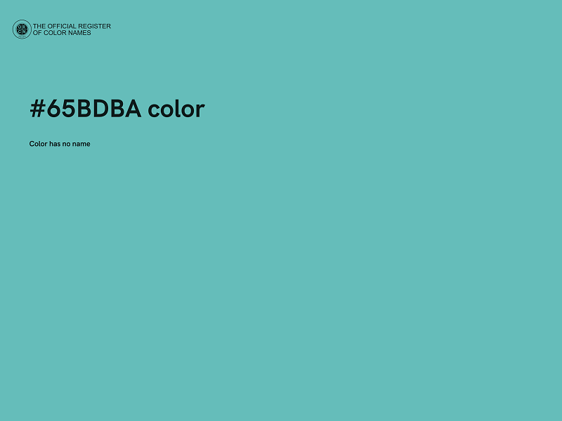 #65BDBA color image